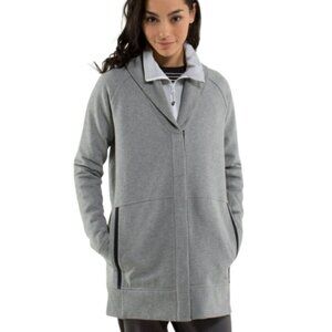 Lululemon Womens 4 Yin To My Yang Cardi Heathered Medium Grey